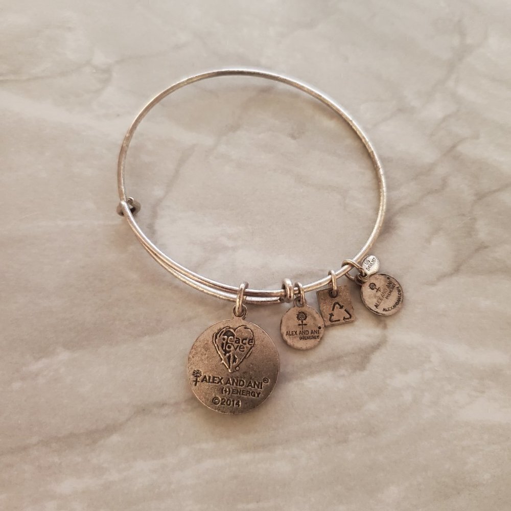 Alex and Ani Create Peace of Mind Expandable Charm Bracelet - Picture 2 of 3